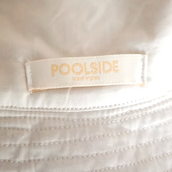 NEW Unique POOLSIDE Ivory/Light Tan Terry Bucket Hat - Picture 2 of 7